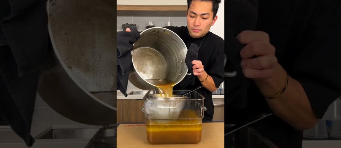 my favorite sauce to eat, and my least favorite sauce to make (bordelaise)