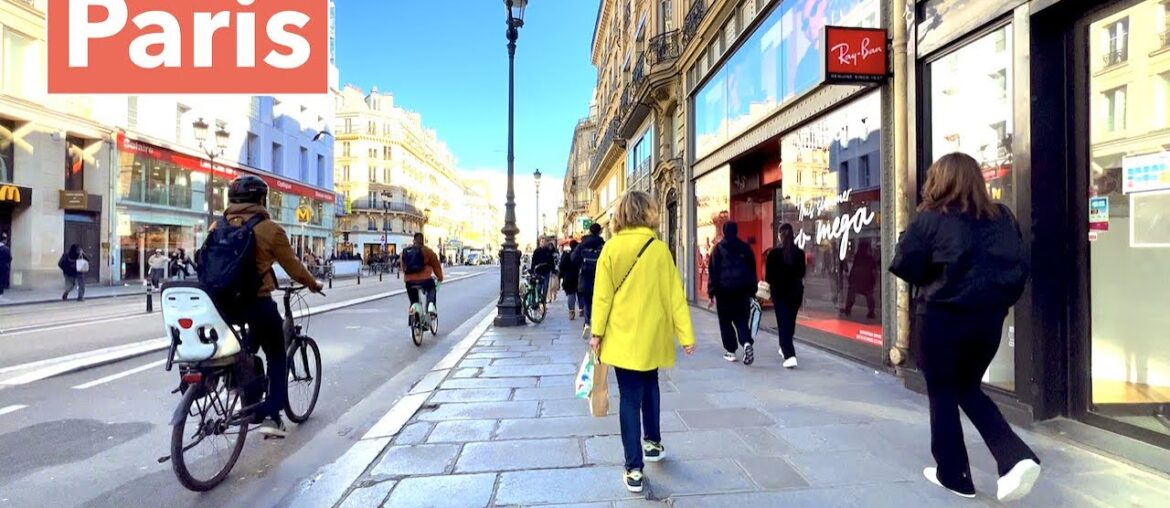Paris France, HDR walking in Paris - April 1#2 2023 - 4K HDR 60 fps