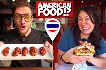 Trying "AMERICAN" Food According to Thailand... Is it Any Good?
