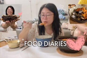 Food Diaries: We Bought Dungeness Crab For Dinner (What I eat in a Week)