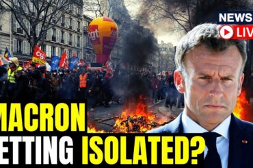 French President Faces Public Anger Over Pension Reforms | France Pension Protest | News18 LIVE
