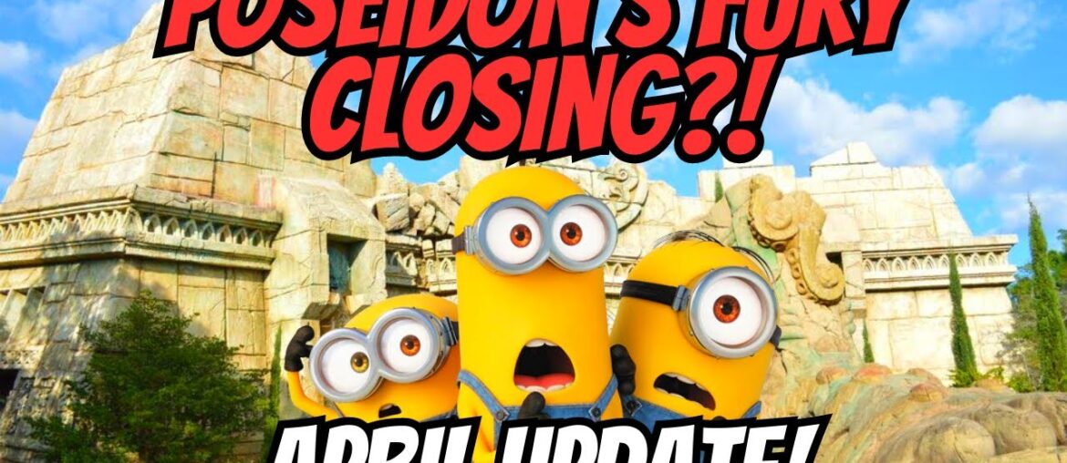 Universal Orlando April 2023 Update | Poseidon's Fury CLOSING, Villain-Con | Dinner at The Cowfish! Universal Orlando April 2023 Update | Poseidon's Fury CLOSING, Villain-Con | Dinner at The Cowfish!