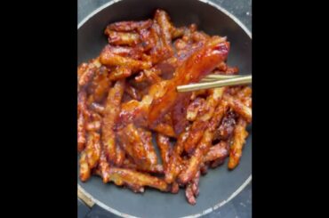 Crispy Sweet Chilli Fries #recipe #fries