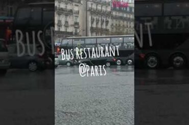 Unusual Dining - Restaurant Bus in Paris #shorts #ytshorts