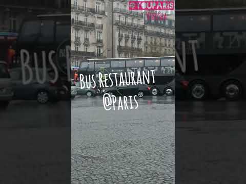 Unusual Dining – Restaurant Bus in Paris #shorts #ytshorts Unusual Dining - Restaurant Bus in Paris #shorts #ytshorts