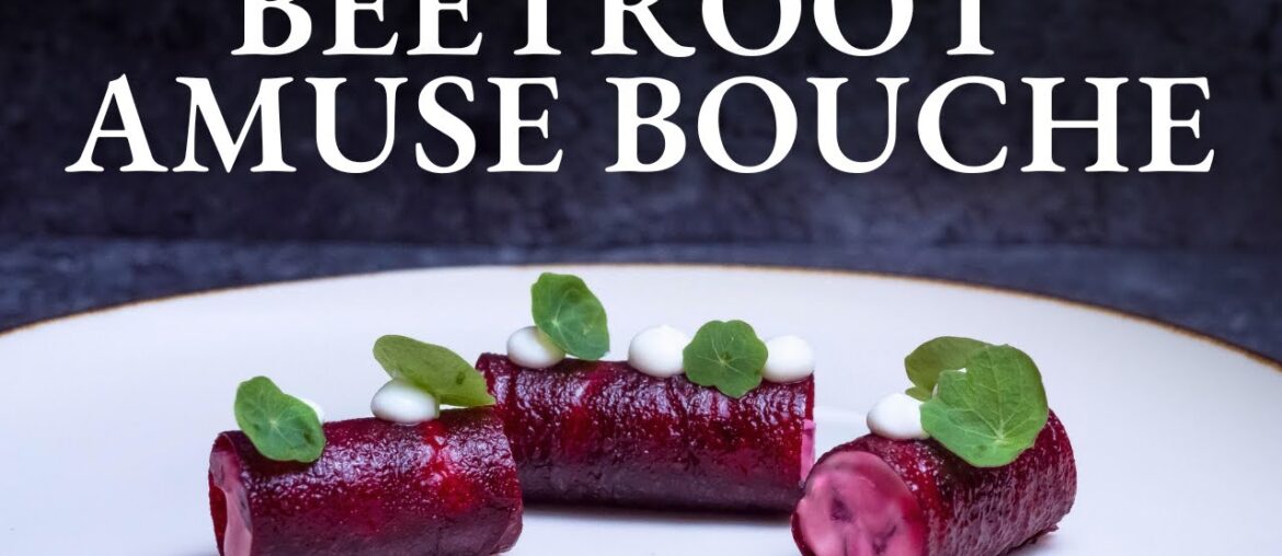 Learn to make BEETROOT CYLINDERS at home | Fine Dining Amuse Bouche Learn to make BEETROOT CYLINDERS at home | Fine Dining Amuse Bouche
