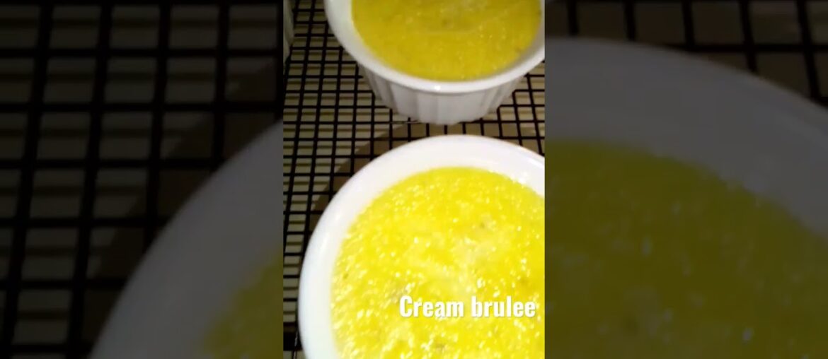 Vanilla Cream Brulee #shorts