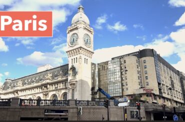 Paris France, HDR walking  tour - 12th arrondissement of Paris - 4K HDR 60 fps