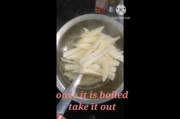 easy french fries//easy n healthy//recipoes corner// #cooking #healthy #recipe #recipes