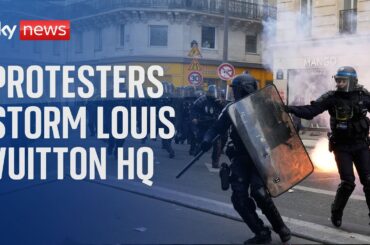 France: Protesters storm Louis Vuitton HQ
