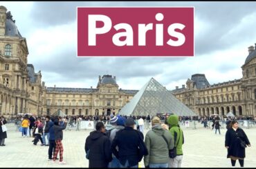 Paris France, HDR Walking tour - Paris Spring 2023 - 4K HDR 60fps