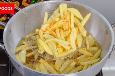 How to Make French Fries (Chips) | Simple Fries Recipe | Infoods