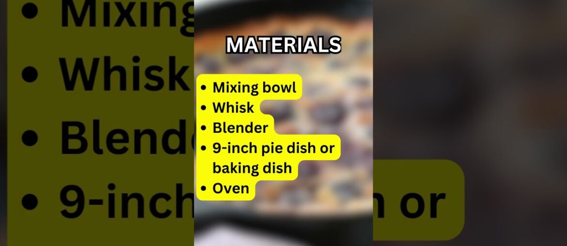 French Cherry Clafoutis Recipe #food #easyrecipe