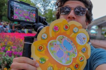 A One-Take Spike's Pollen-Nation Exploration Flower And Garden Scavenger Hunt Challenge At Epcot!