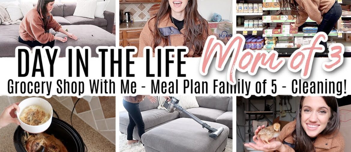 DAY IN THE LIFE OF A MOM OF 3 // GET IT ALL DONE WITH ME // GROCERY SHOP, MEAL PLAN + CLEAN WITH ME DAY IN THE LIFE OF A MOM OF 3 // GET IT ALL DONE WITH ME // GROCERY SHOP, MEAL PLAN + CLEAN WITH ME