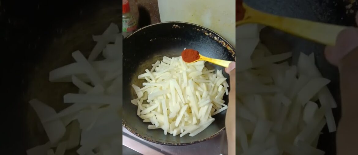 #insant Desi french fries #viral recipe#enjoy time simple recipe