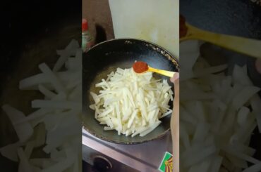 #insant Desi french fries #viral recipe#enjoy time simple recipe