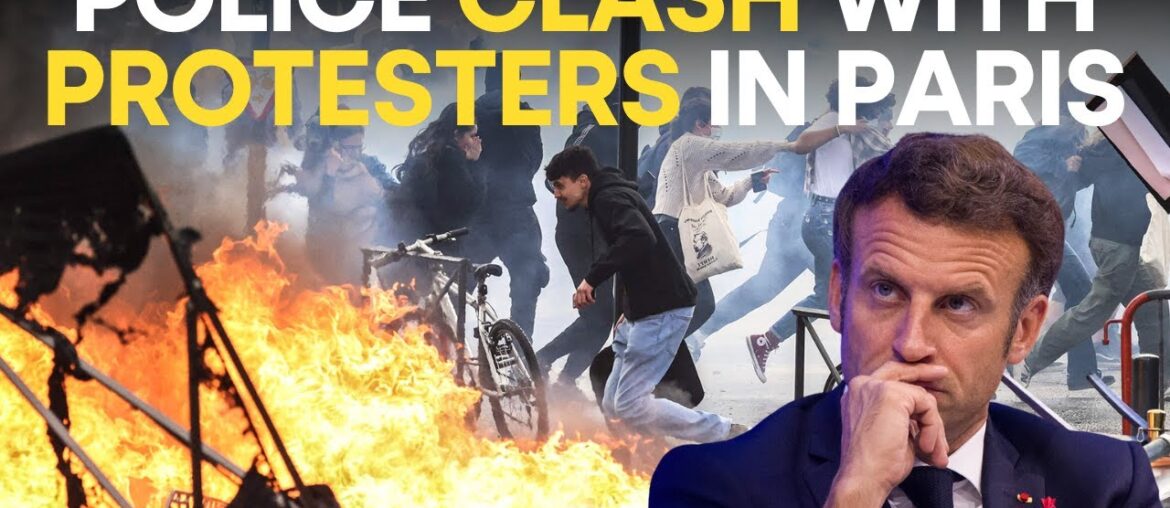 New clashes erupt in France in anti-Macron pension protests | France pension protests | WION Live