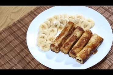 Nutella French toast roll Recipe|chocolate toast recipe