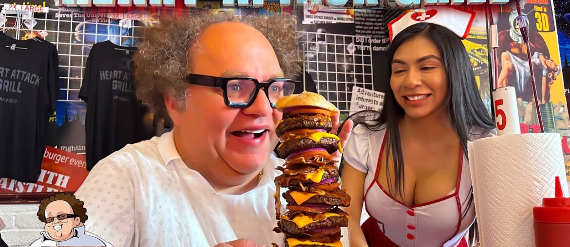 The most unhealthy burger in Las Vegas!? 20,000 + calories