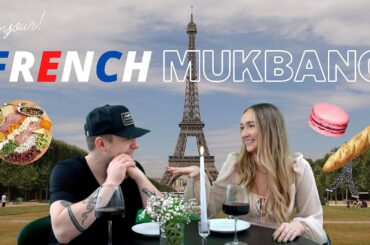 FRENCH FOOD MUKBANG (*super entertaining*)