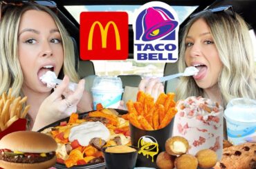 Trying NEW Fast Food Items - Taco Bell Yellowbird Nachos + McDonald's Strawberry Shortcake McFlurry
