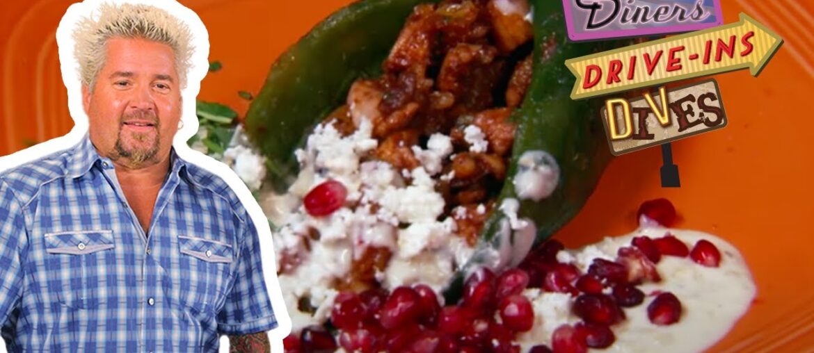 Guy Fieri Eats Chiles en Nogada in Phoenix, AZ | Diners, Drive-Ins and Dives | Food Network