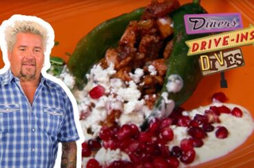 Guy Fieri Eats Chiles en Nogada in Phoenix, AZ | Diners, Drive-Ins and Dives | Food Network