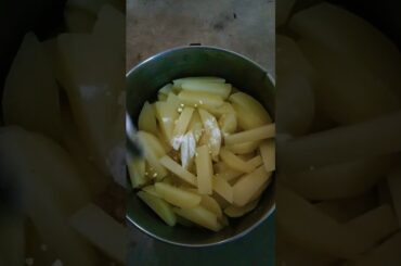 easiest French fry recipe ever #shorts #youtubeshorts