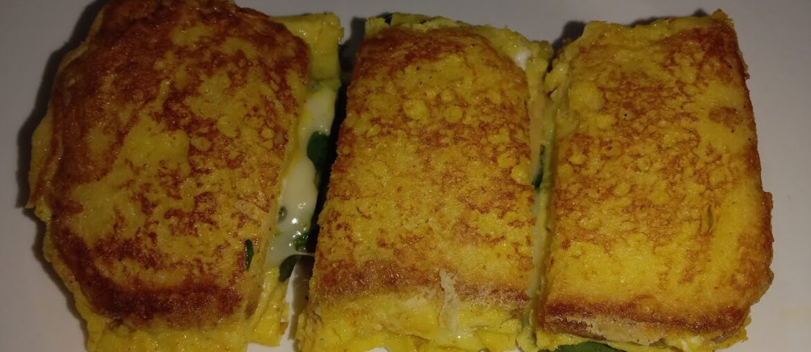 Egg Toast recipe restaurant style || Korean Style Eggs French toast Recipe || Cheese Omlate Recipe