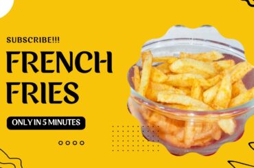 Make Hotel Style French Fries Recipes at Home | Instant Recipe | By Poonam Kitchens