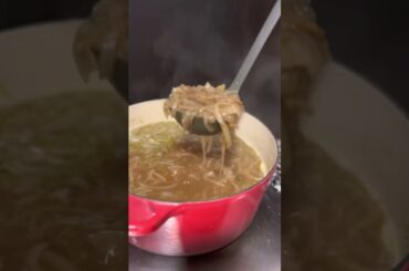 FRENCH ONION SOUP! Yummy! #shorts (The recipe is in the description)