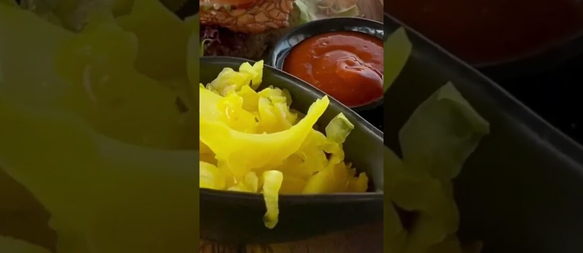 Gourmet Fries on a Bamboo Plate #viral #shorts #trending #satisfying