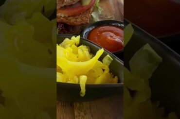 Gourmet Fries on a Bamboo Plate #viral #shorts #trending #satisfying