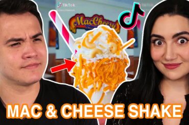 We Made The Cursed Mac & Cheese Milkshake from TikTok