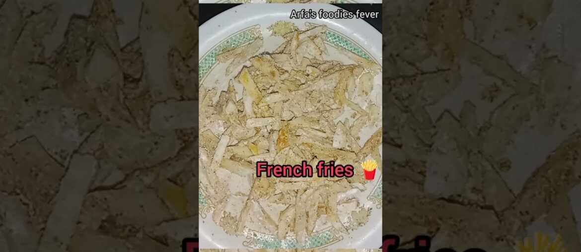 Unique recipe #french fires#shortvideo #subscribe #homemade