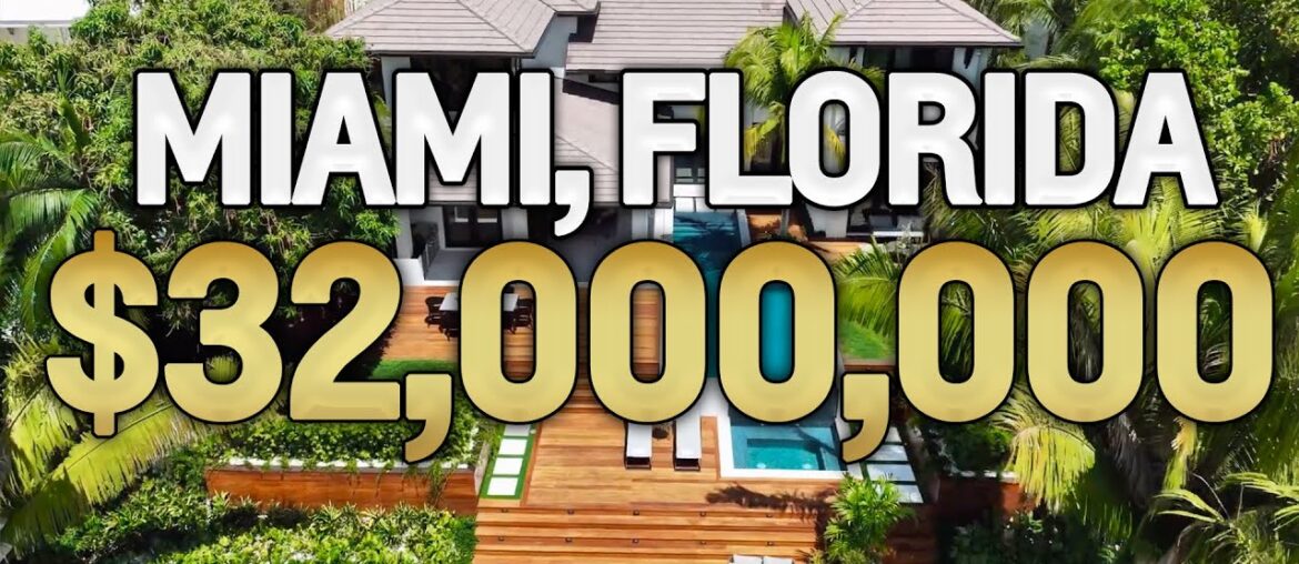 Miami's $32 Million Mansion - Ultimate Waterfront Residence!