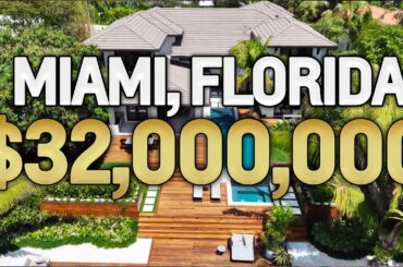 Miami's $32 Million Mansion - Ultimate Waterfront Residence!