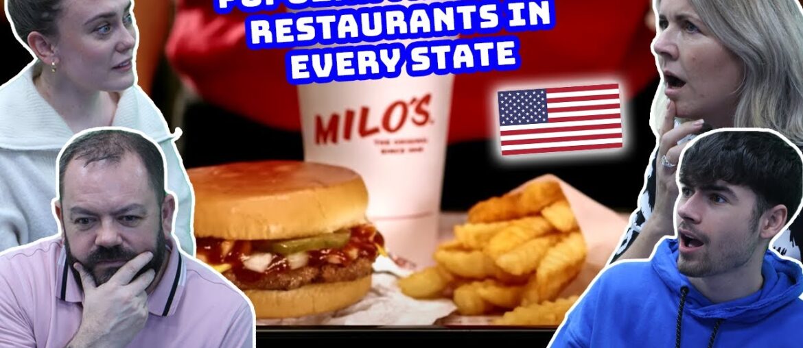 BRITISH FAMILY REACTS | Popular Fast-Food Restaurants In Every State!