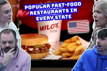 BRITISH FAMILY REACTS | Popular Fast-Food Restaurants In Every State!