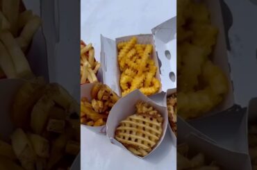 Only eating FRENCH FRIES for an entire day #shorts