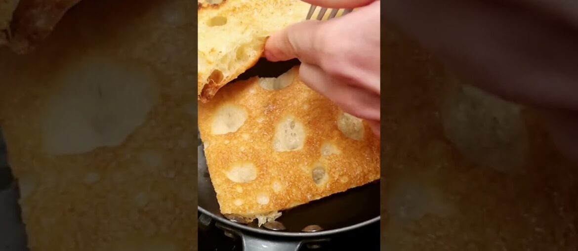 Italian Focaccia Meets French Brie #homemade #recipe #foodlanguage #shorts