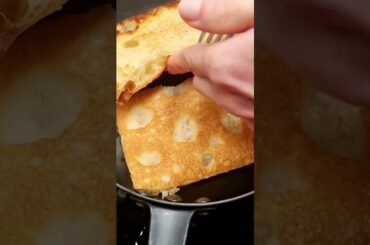 Italian Focaccia Meets French Brie #homemade #recipe #foodlanguage #shorts