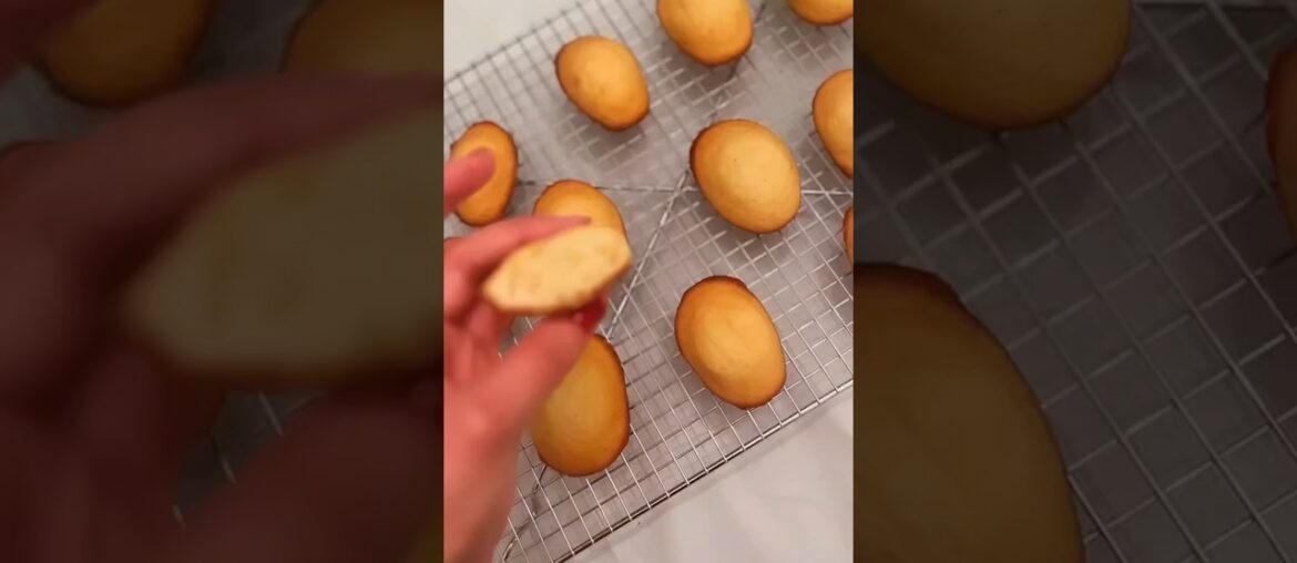 Madeleines: Classic French pastry.