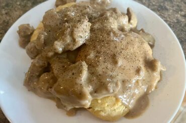 Gluten Free/Dairy Free -  Biscuits and Gravy