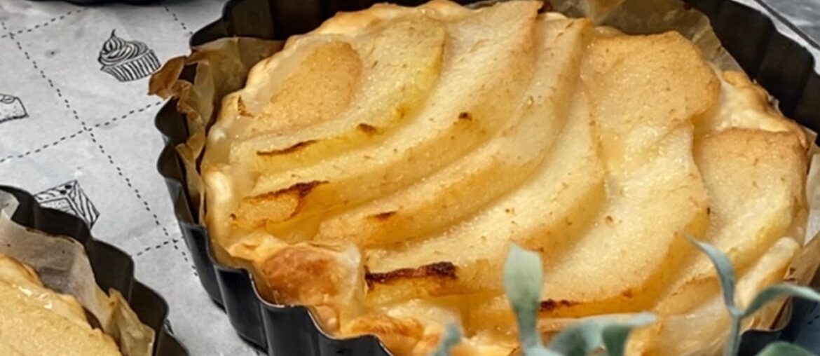 Pear Tart Recipe: My Mom's healthy version for a delicious and easy dessert
