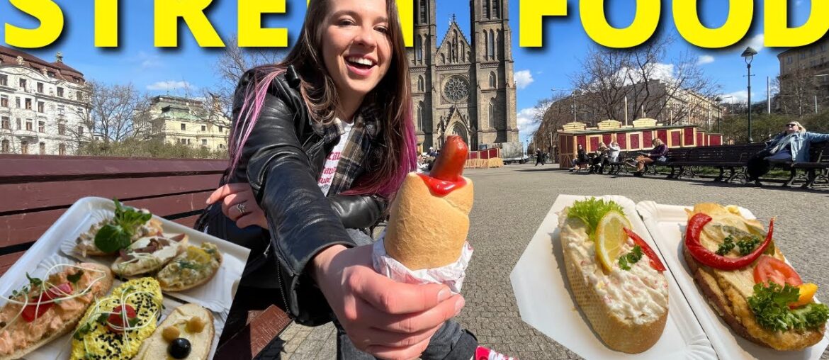 Czech Street Food - Vlog | Best Cheap Street Food in Prague