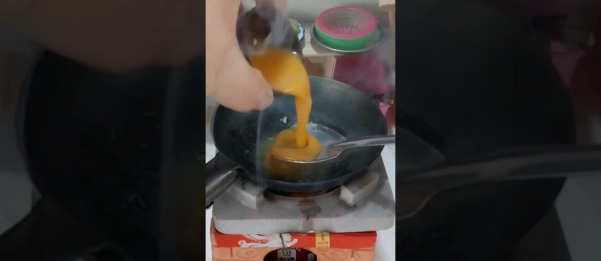 French Omelet Recipes #shortvideo #miniature #mini