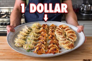 1 Dollar Dumplings (3 Ways)