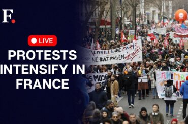 LIVE: French Railway Workers Hold A Day Of Strike And Protests | Pension Reform Protests